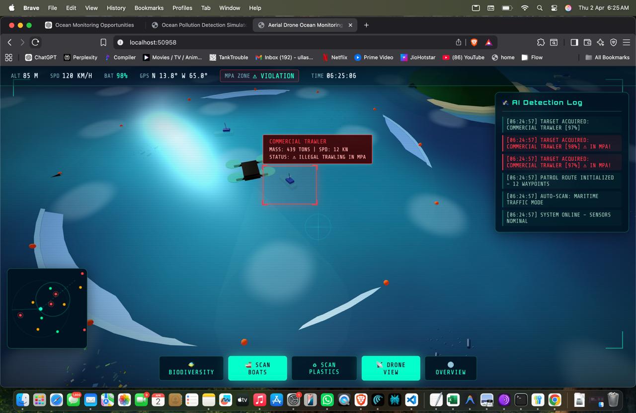 Drone — illegal trawler alert